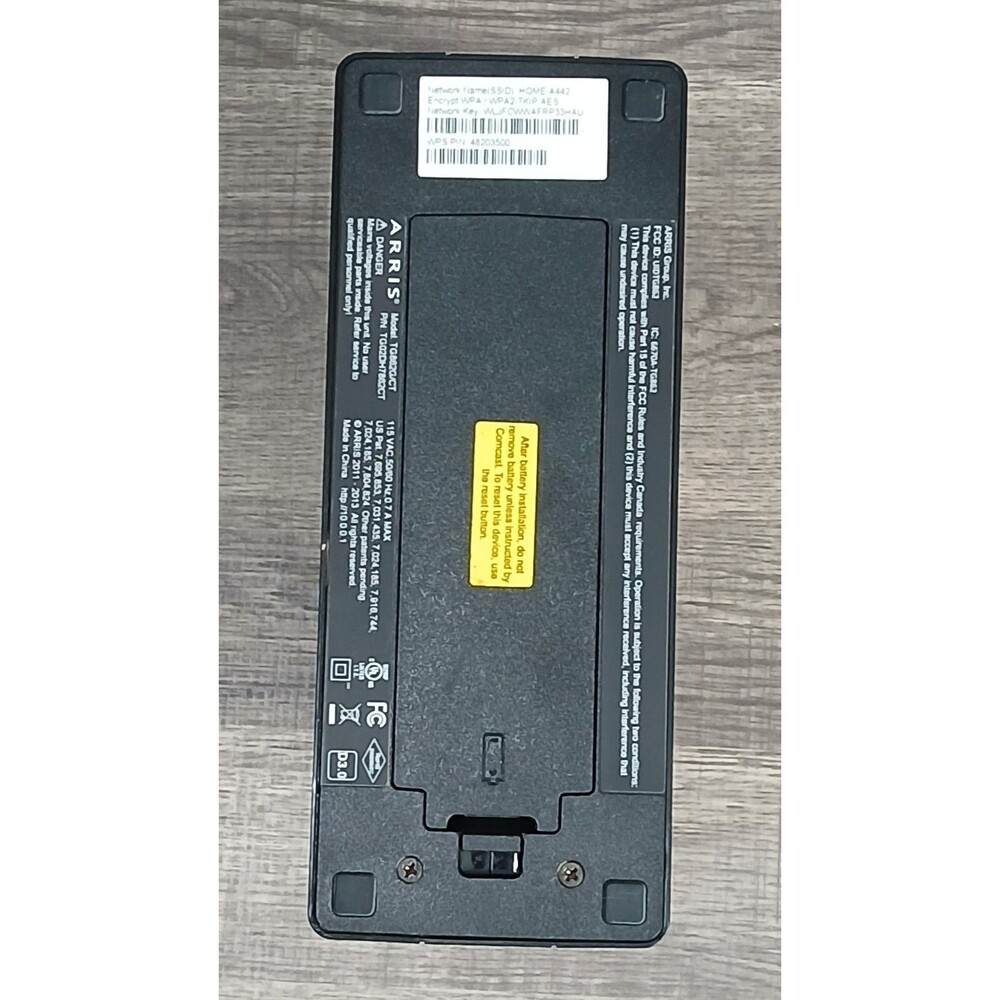 Xfinity Arris TG862G/CT Dual Band 802.11 Wifi Cable Modem Router. Not Tested - Picture 7 of 8